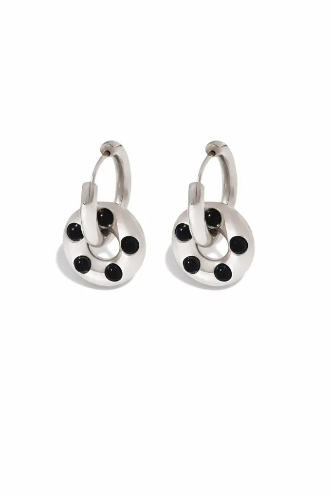 BOUCLES D'OREILLE SBO5060 (Noir)