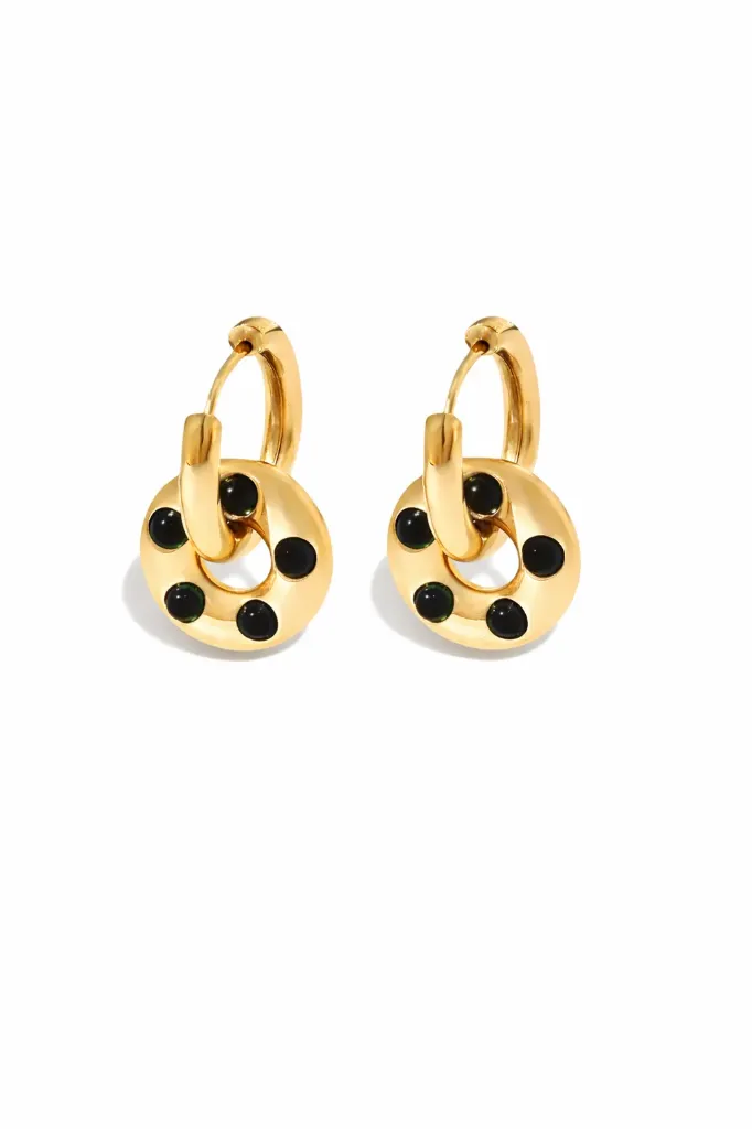BOUCLES D'OREILLE SBO5061 (Noir)