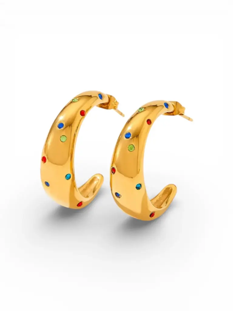 BOUCLES D'OREILLE SBO5004 (Doré)