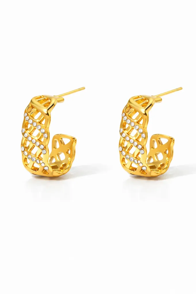 BOUCLES D'OREILLE SBO5028 (Doré)
