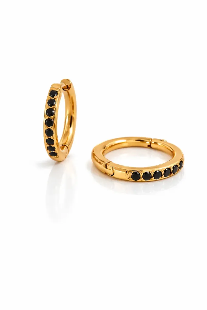 BOUCLES D'OREILLE SBO5066 (Noir)