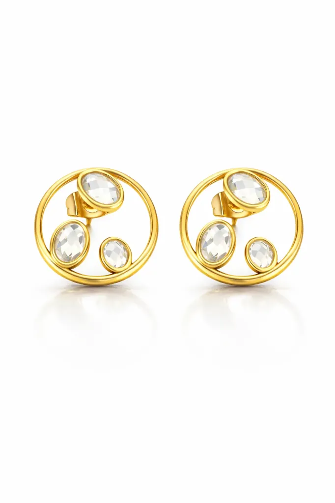 BOUCLES D'OREILLE SBO5075 (Doré)