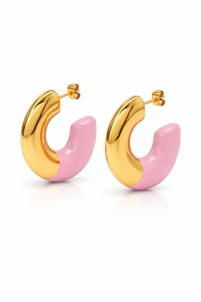 BOUCLES D'OREILLE SBO5109 (Rose)