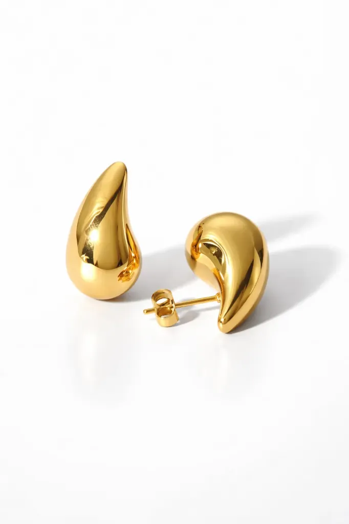 BOUCLES D'OREILLE SBO5160 (Doré, 2x1,2cm)