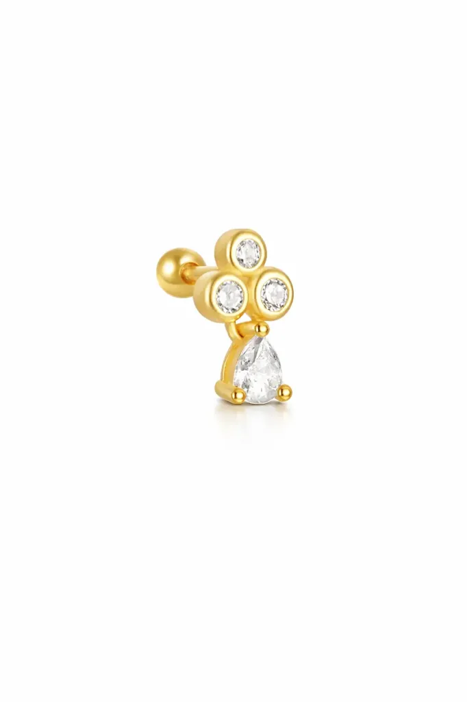 BOUCLES D'OREILLE SBO5173 (Doré, A)