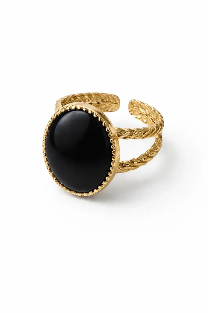 BAGUE SBA2074 (Doré / Noir)